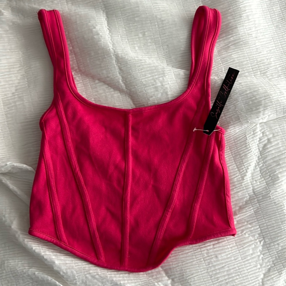 Hot pink top
